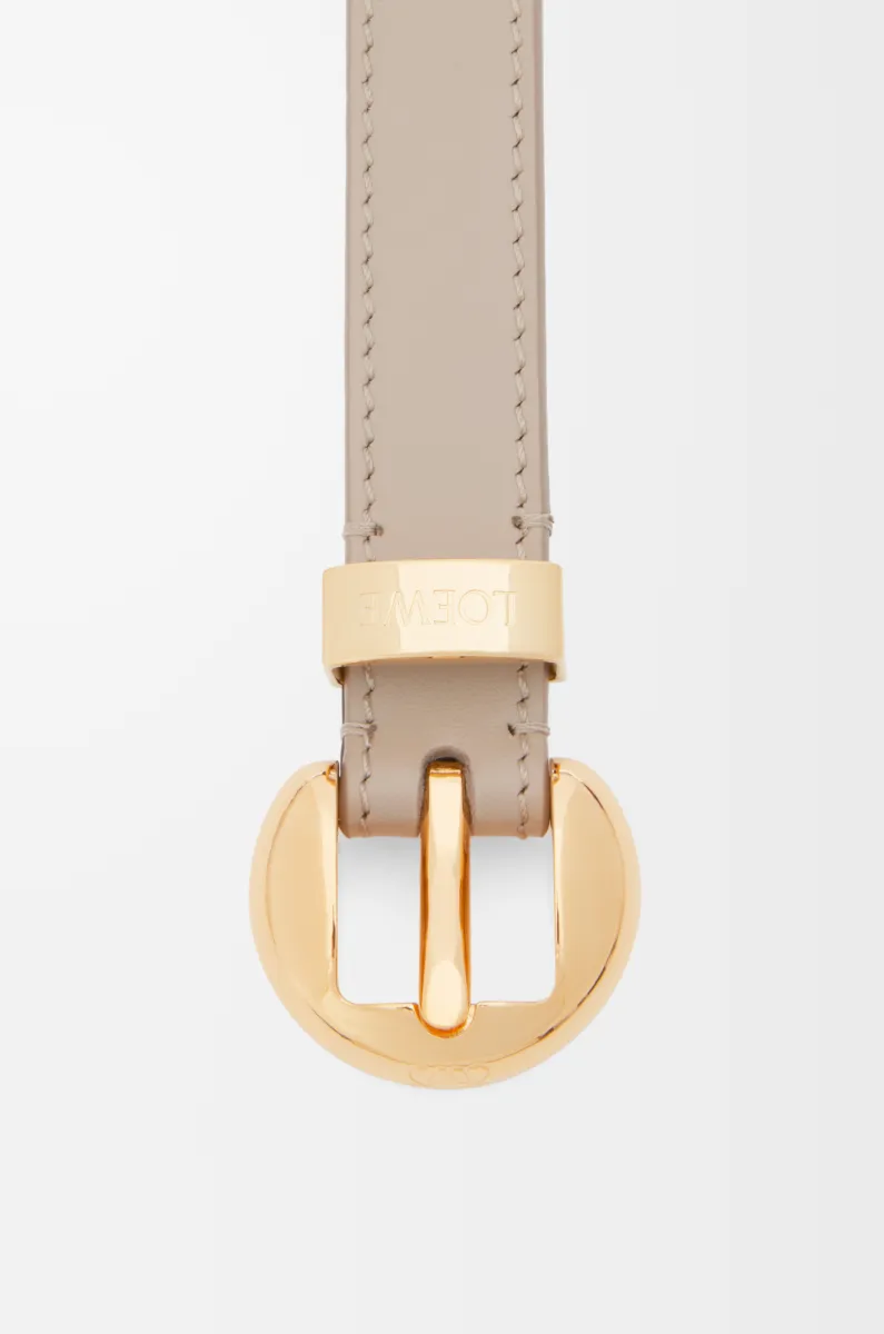 光滑牛皮革 Pebble 腰带