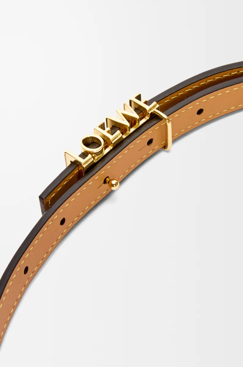 经典牛皮革 LOEWE 几何腰带