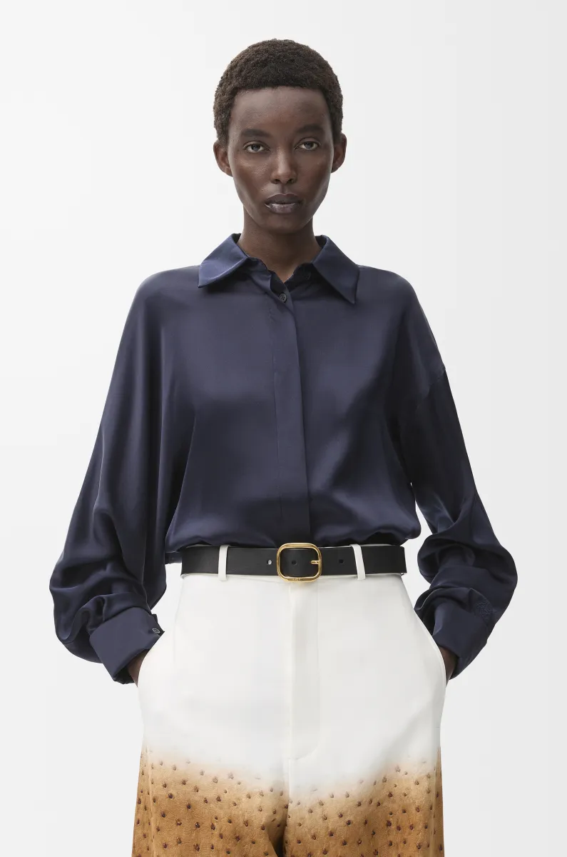 经典牛皮革柔软腰带 