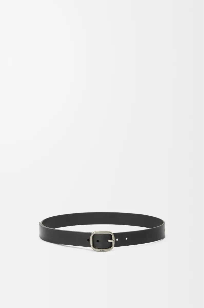 经典牛皮革柔软腰带 