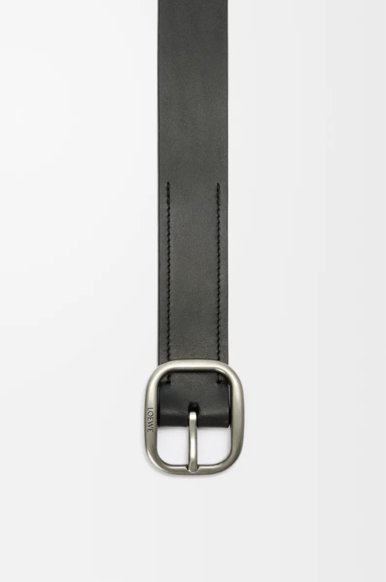 经典牛皮革柔软腰带 