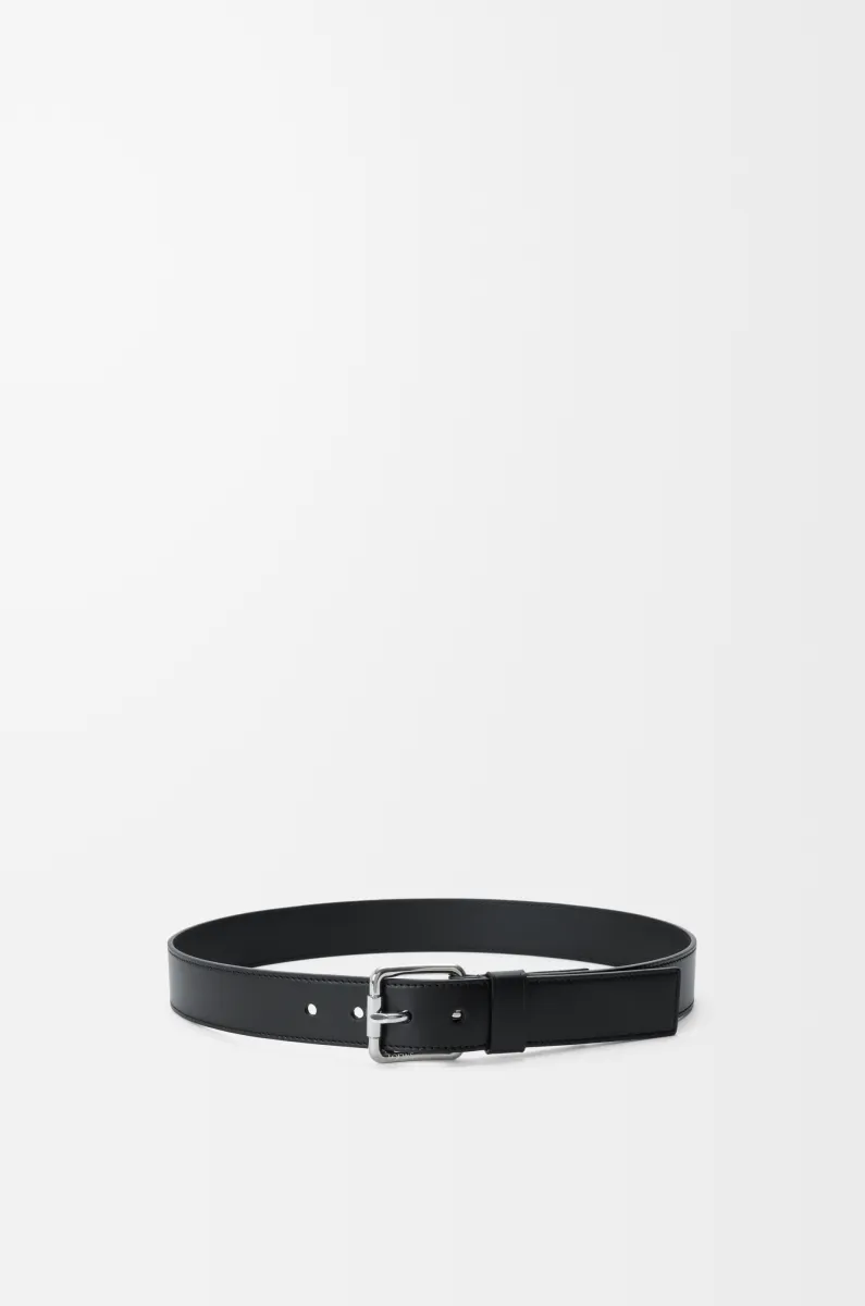 亮面光滑牛皮革 Roller Curve 腰带