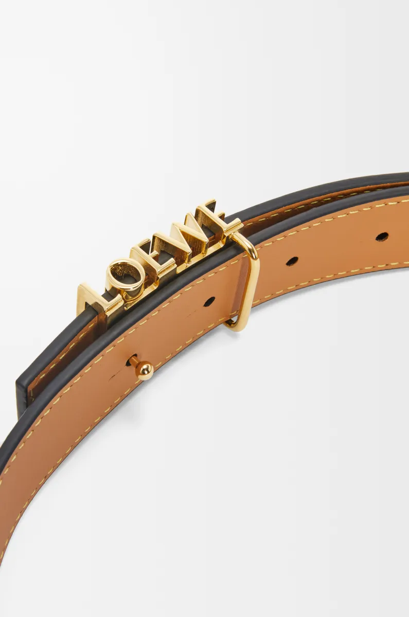 经典牛皮革 LOEWE 几何腰带