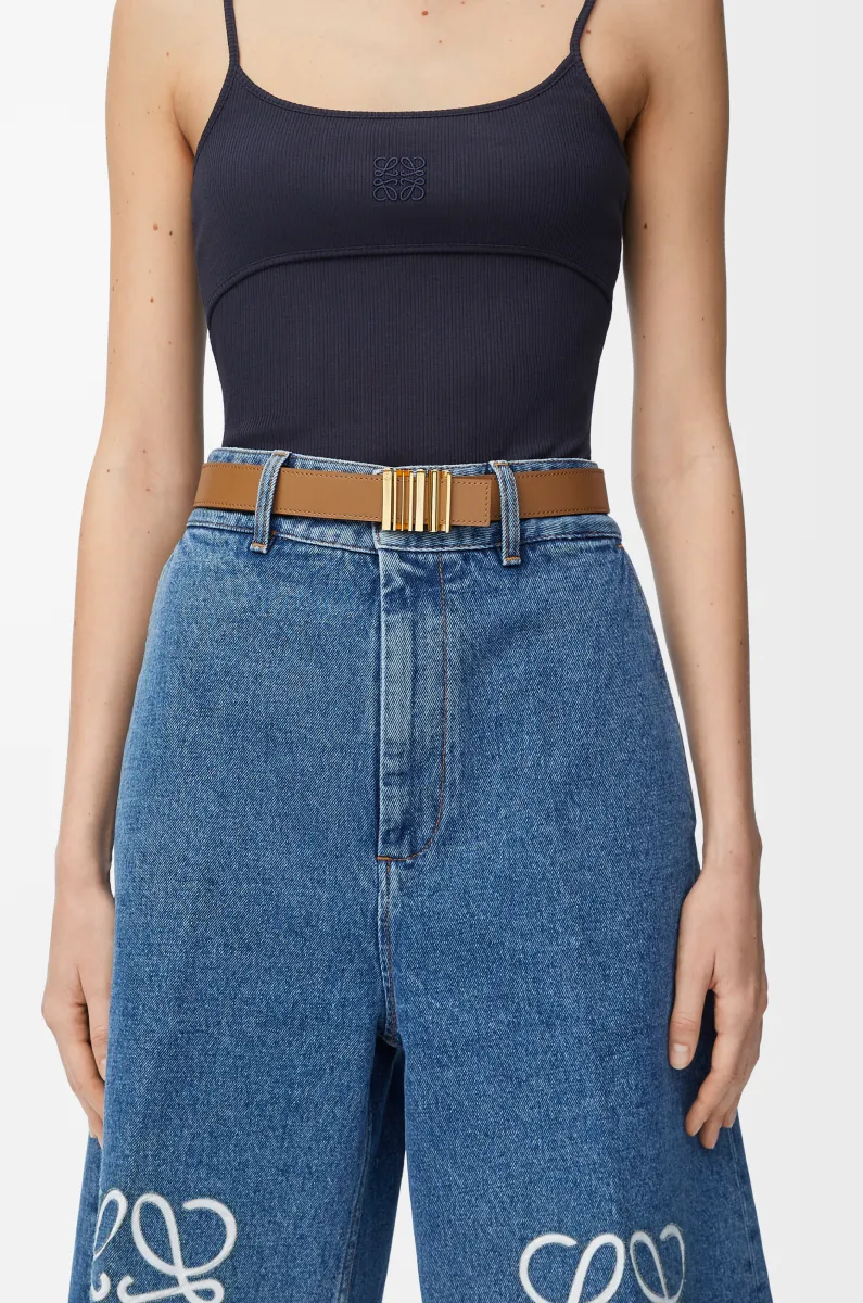 经典牛皮革 LOEWE 几何腰带