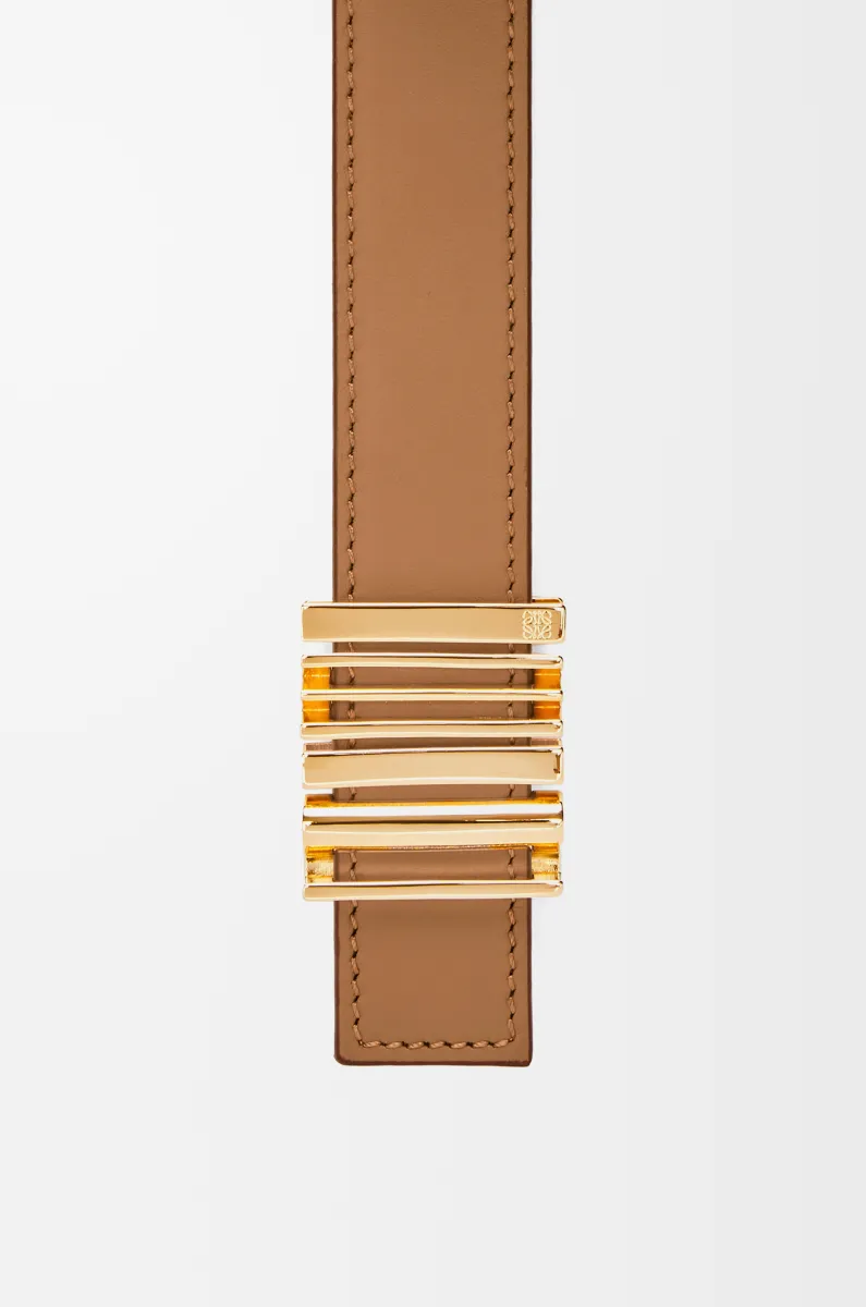 经典牛皮革 LOEWE 几何腰带