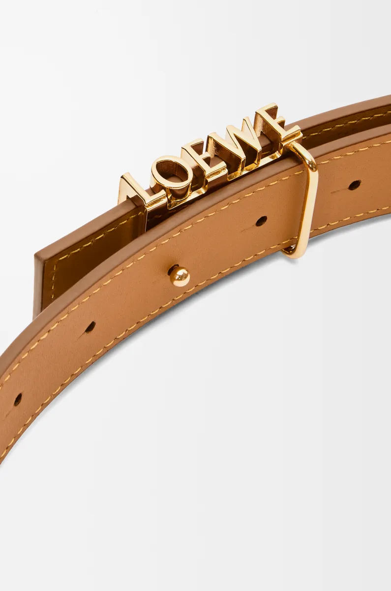 经典牛皮革 LOEWE 几何腰带