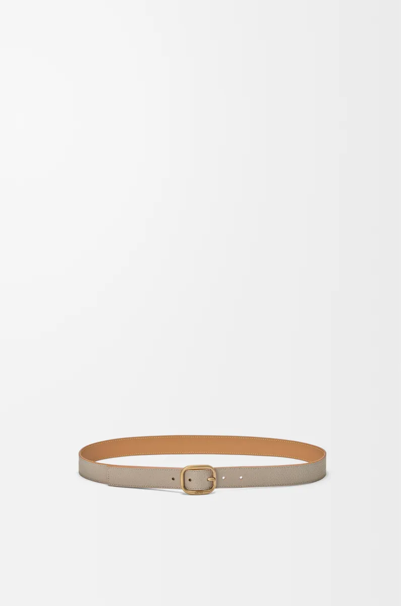 柔软粒面牛皮革腰带