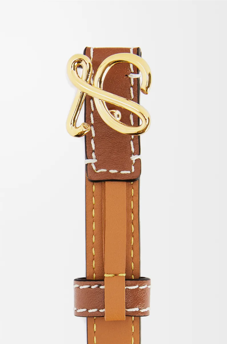 光滑牛皮革腰带