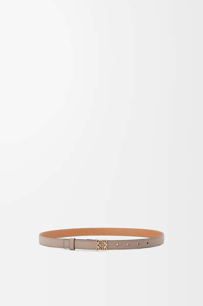 鹅卵石纹牛皮革 Anagram 腰带