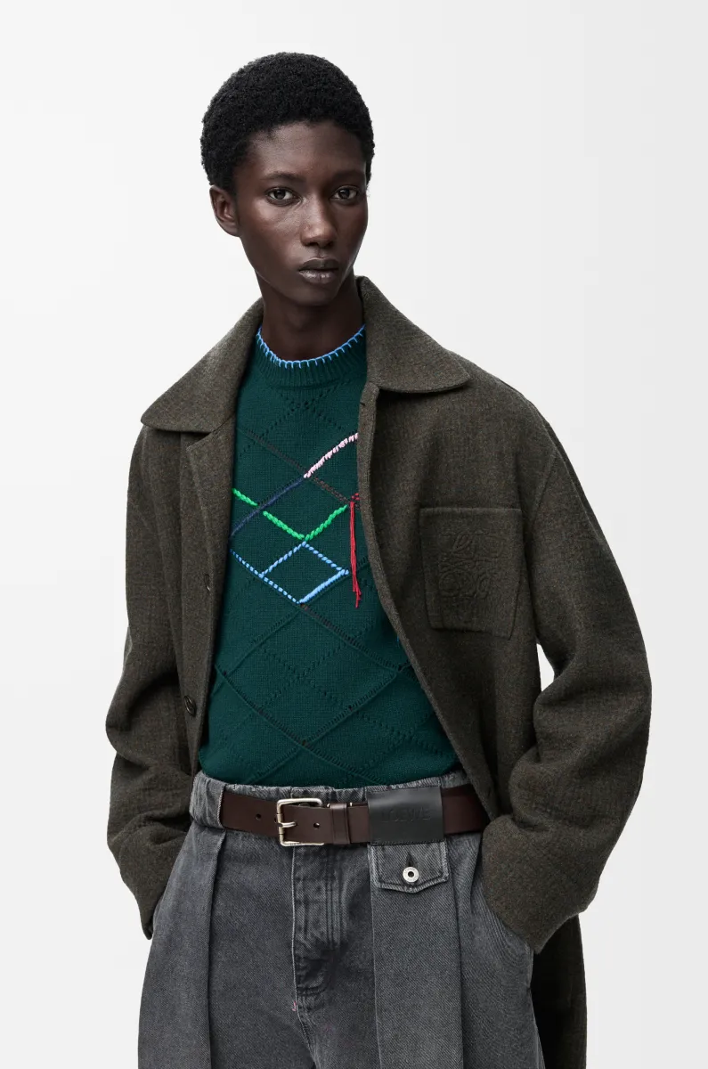 亮面光滑牛皮革经典腰带