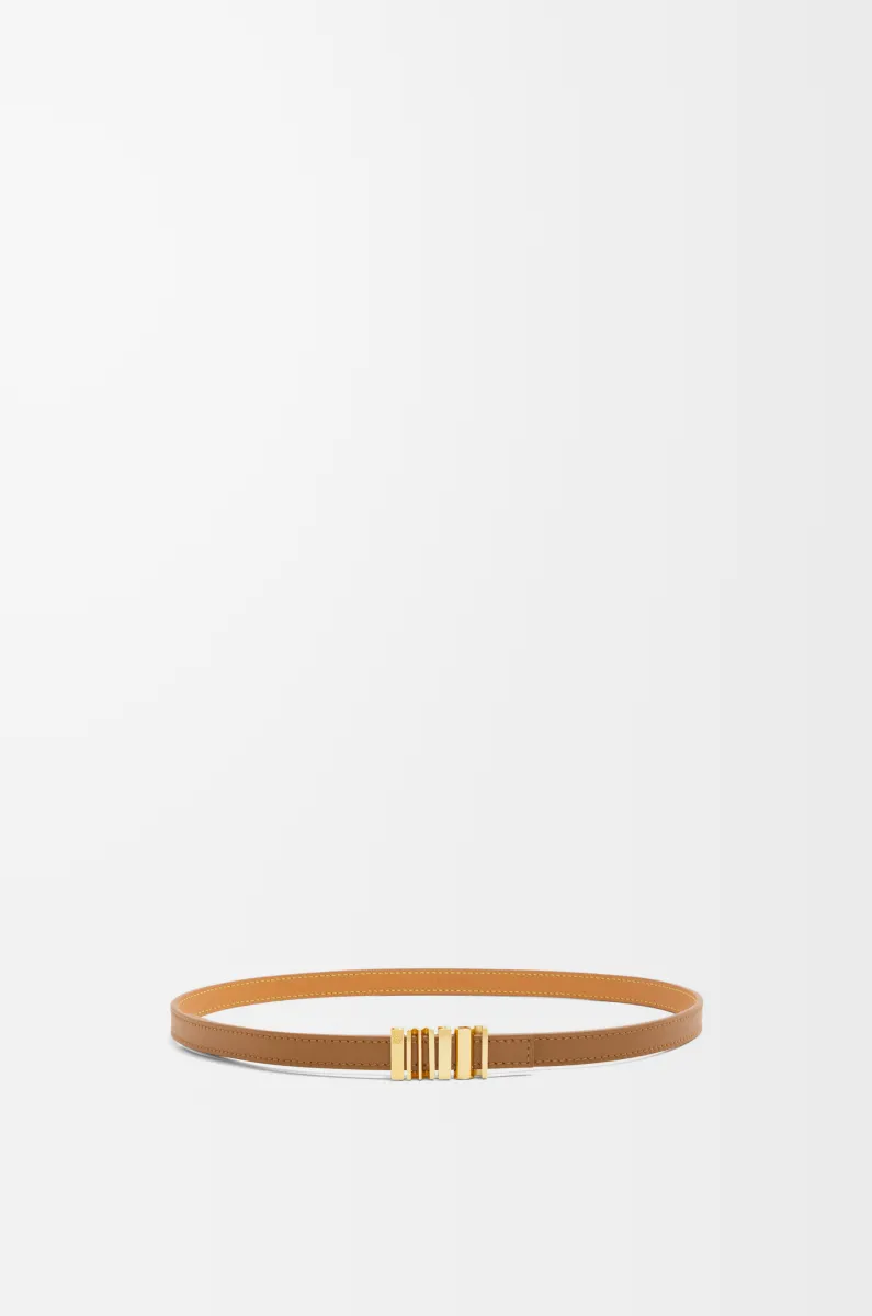 光滑牛皮革 LOEWE 几何腰带