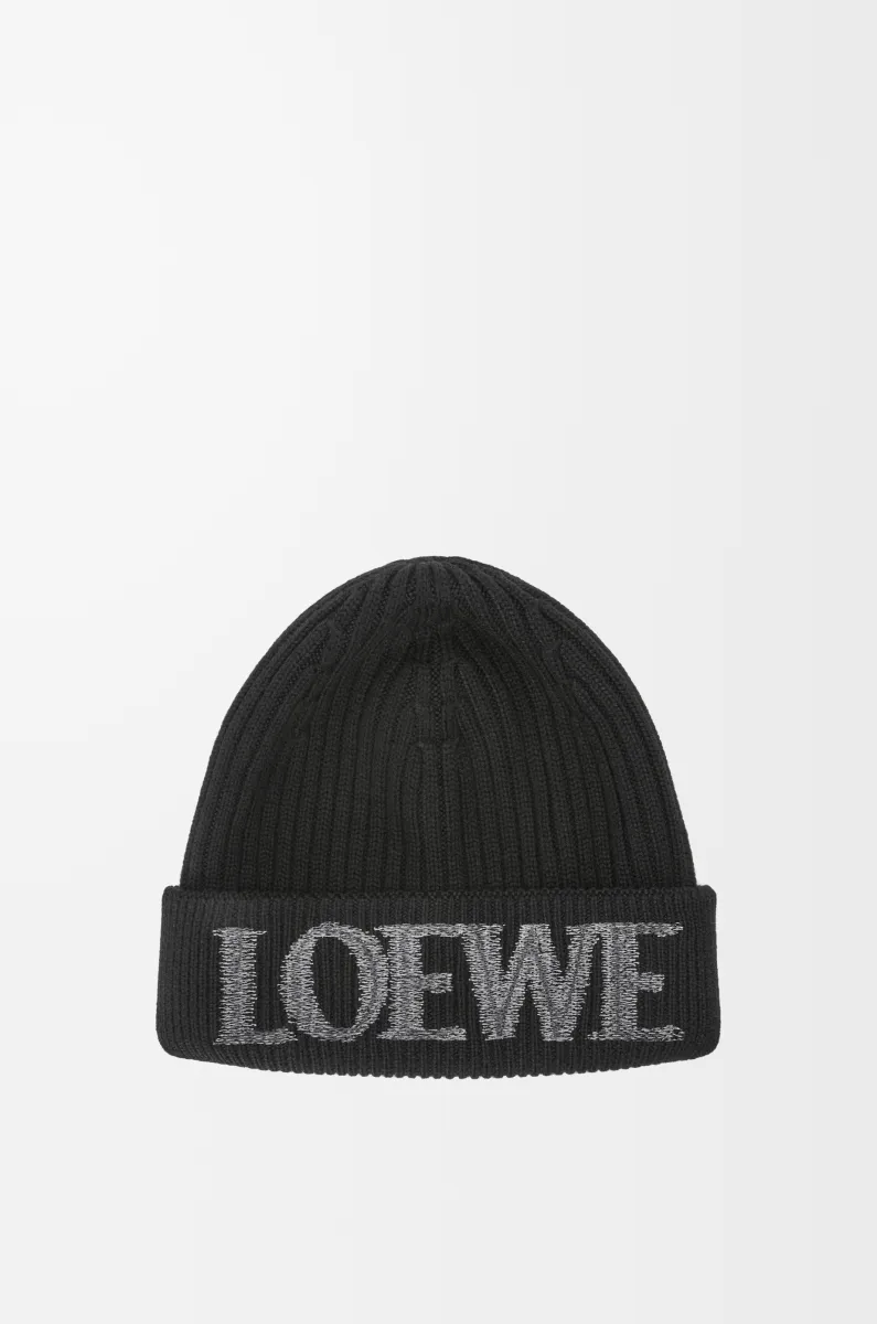 LOEWE 羊毛毛线帽
