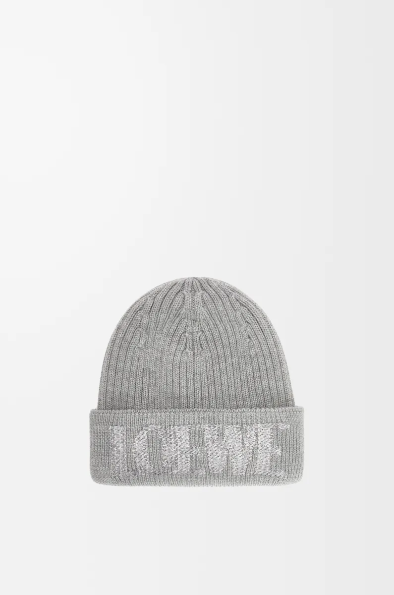 LOEWE 羊毛毛线帽