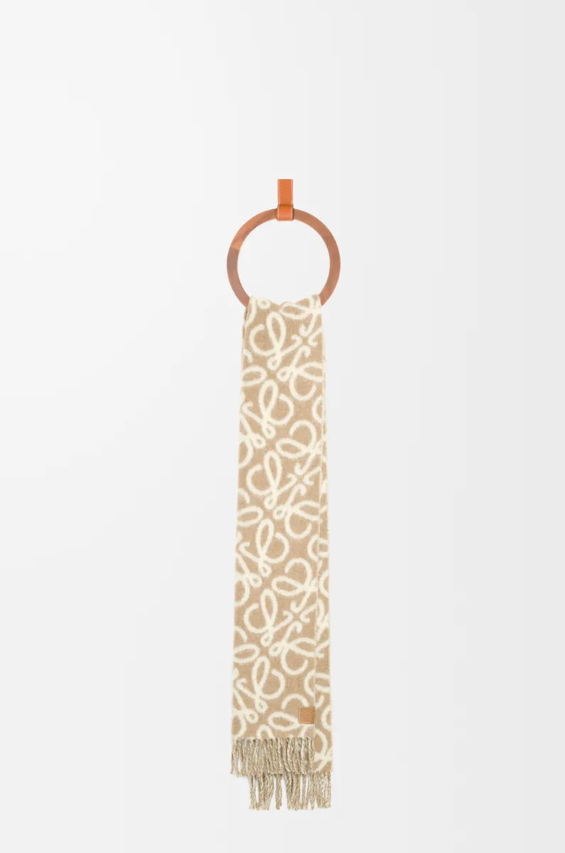 羊驼毛和羊毛混纺 Anagram 围巾