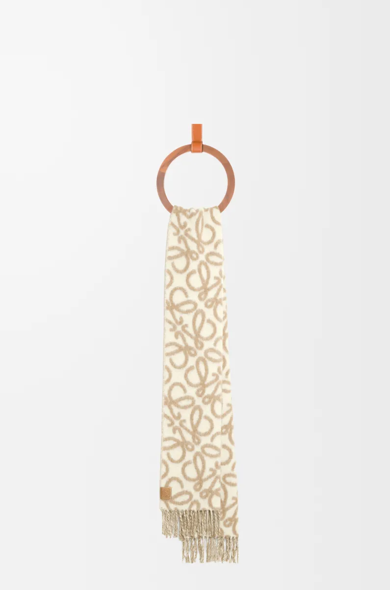 羊驼毛和羊毛混纺 Anagram 围巾