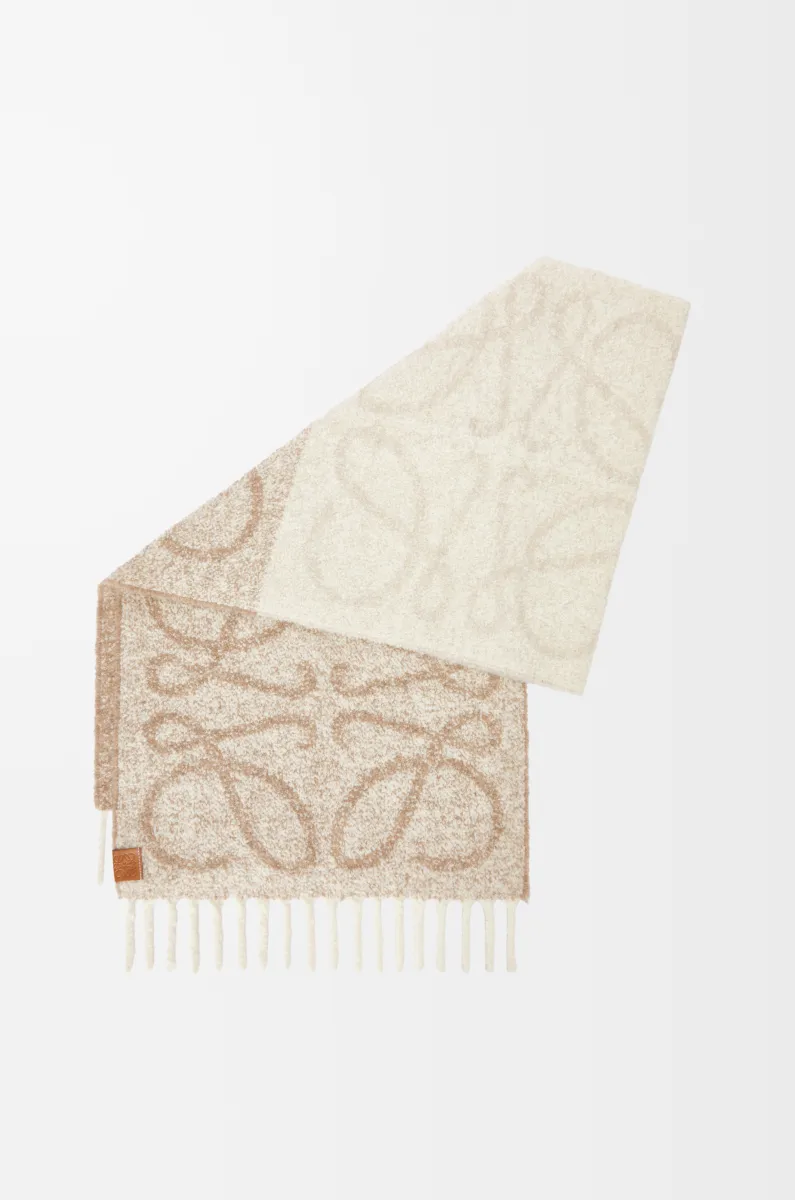 羊驼毛和羊毛 Anagram 围巾