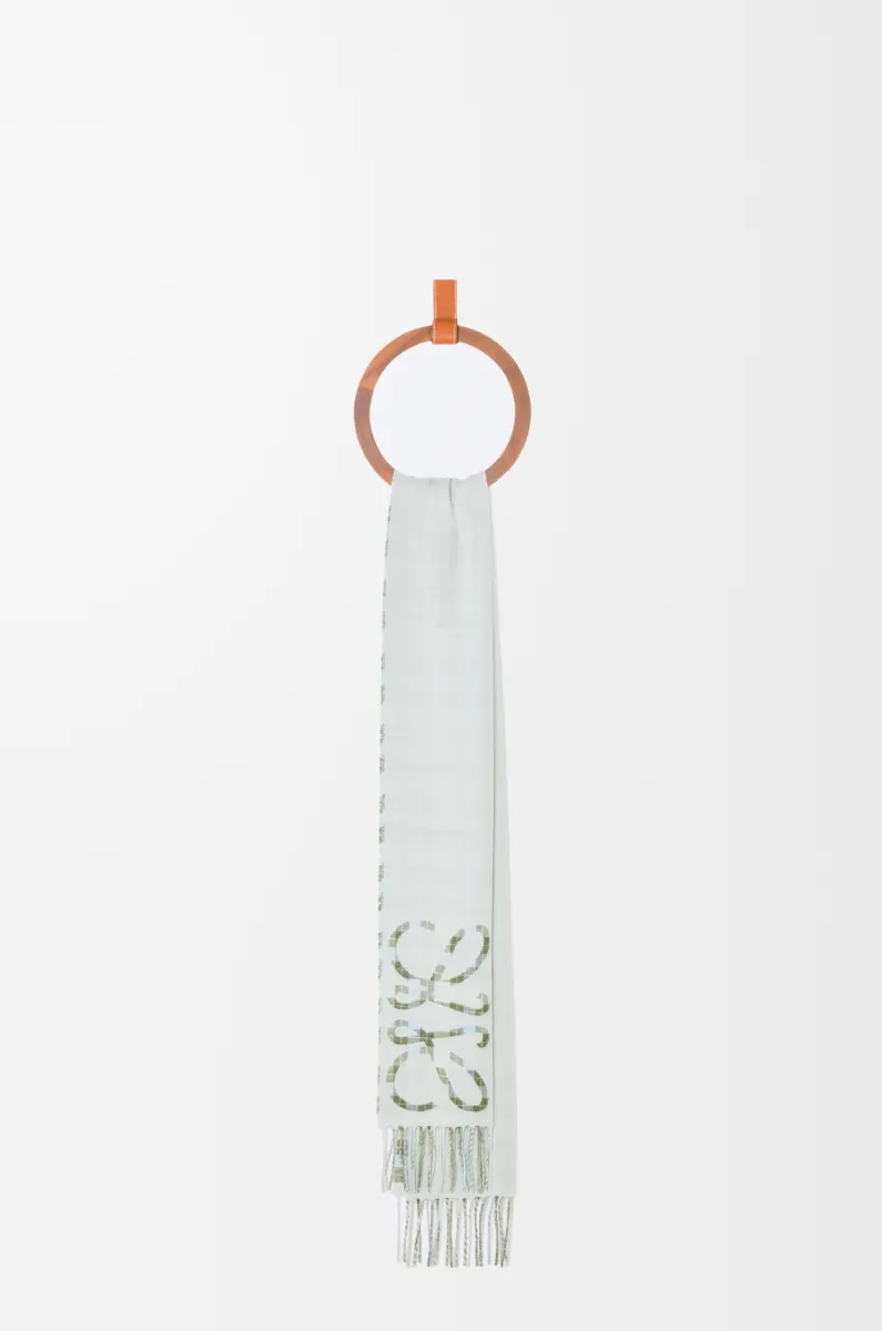 丝绸和羊绒 Anagram 围巾