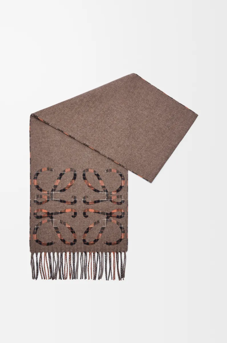 丝绸和羊绒 Anagram 围巾