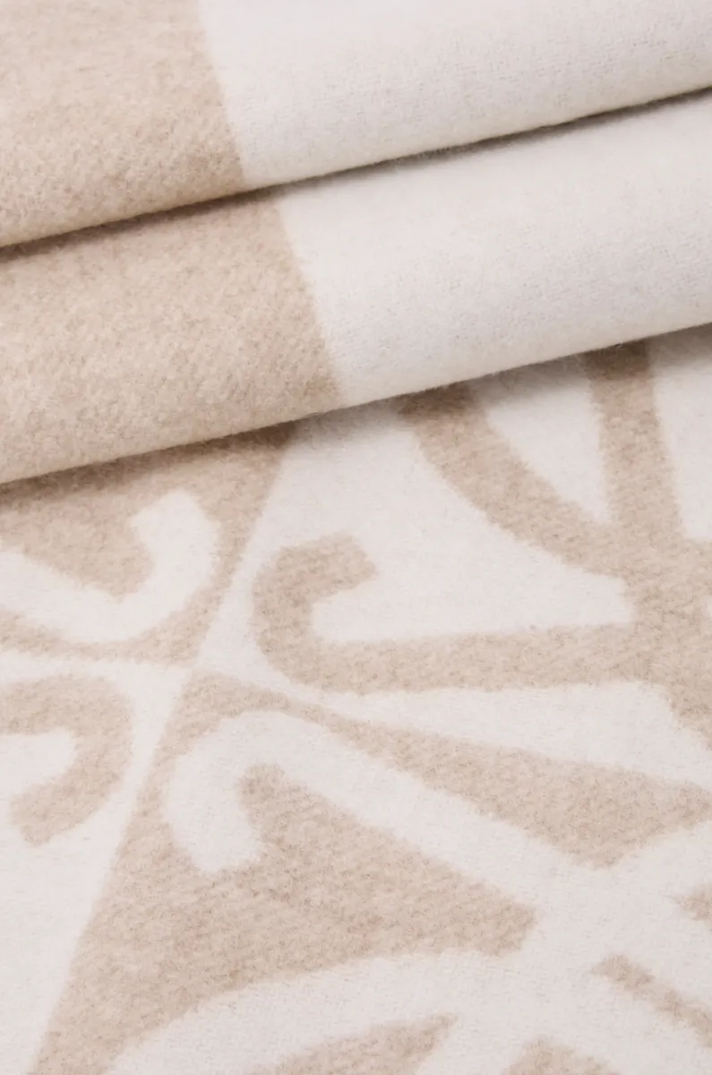 Scarf in wool and cashmere