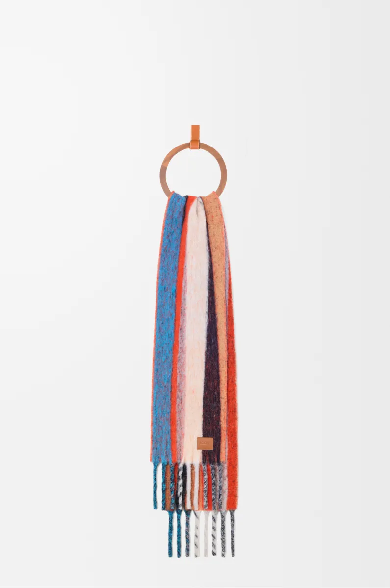 羊驼毛和羊毛混纺围巾