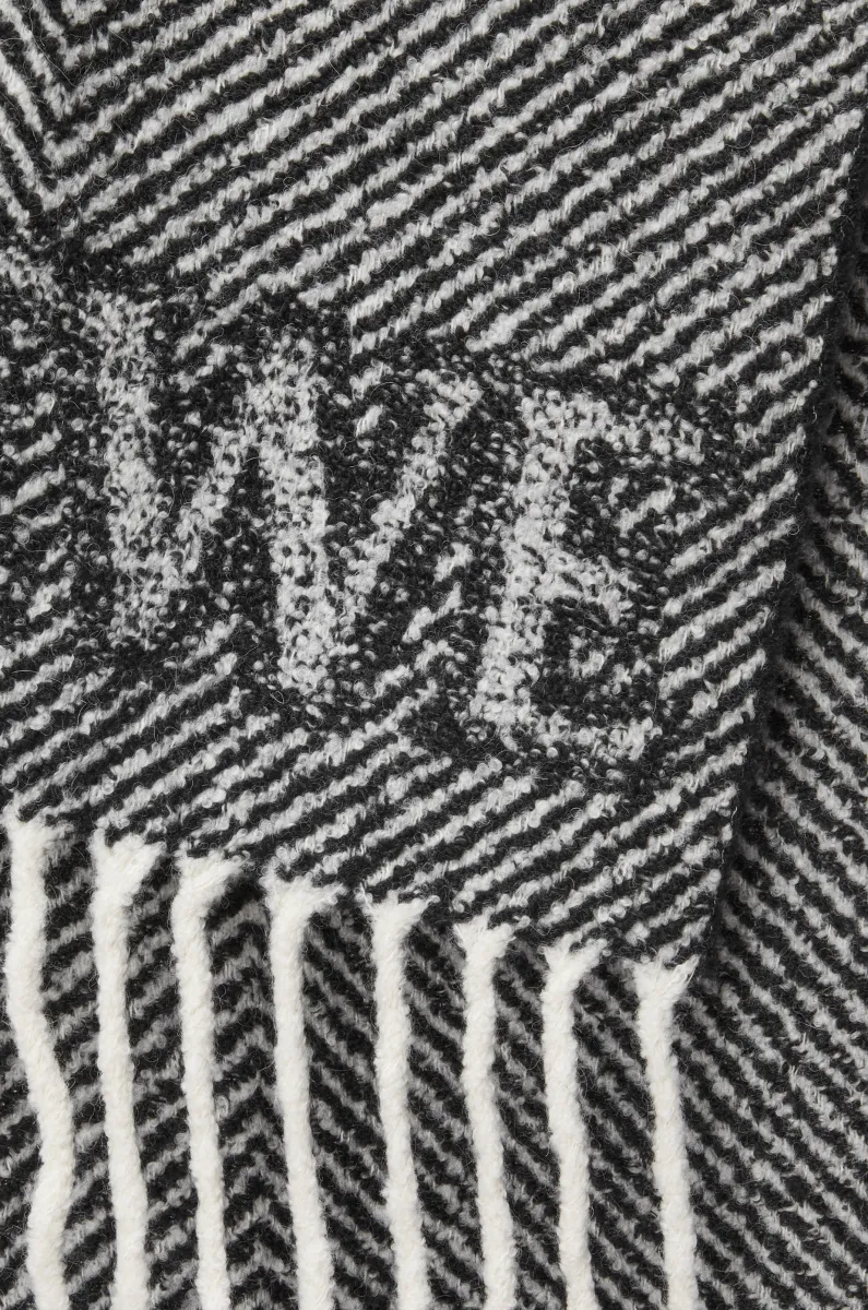 LOEWE 羊驼毛和羊毛混纺围巾