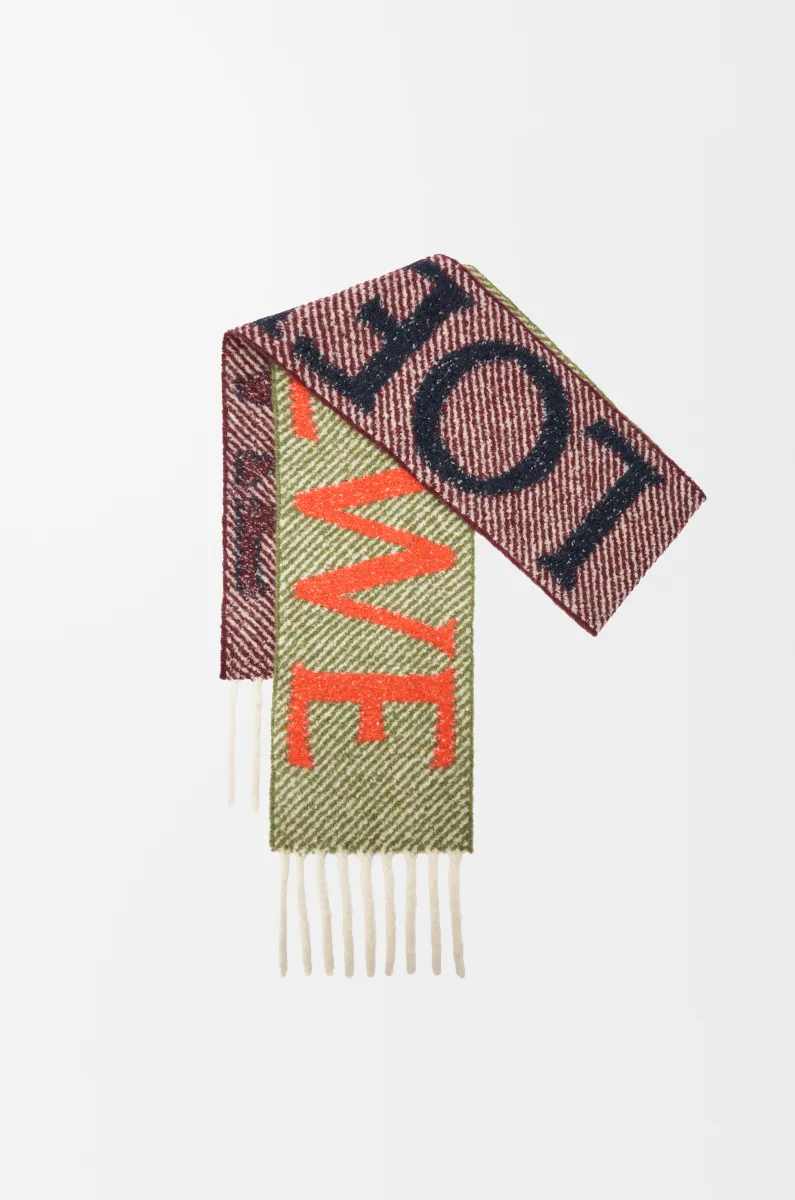 羊驼毛和羊毛混纺围巾