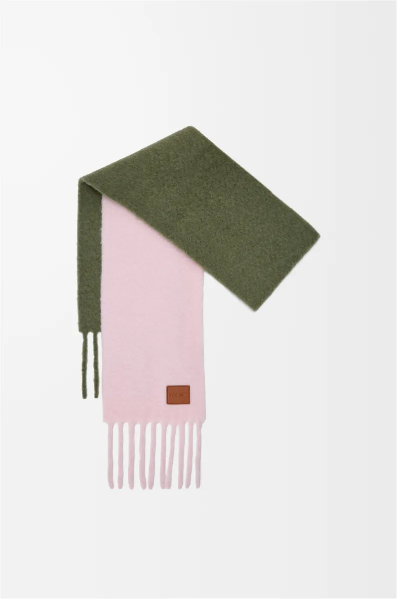 羊驼毛和羊毛混纺围巾