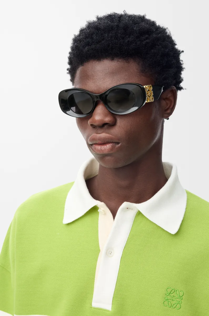 椭圆形 Maxi Anagram 太阳镜