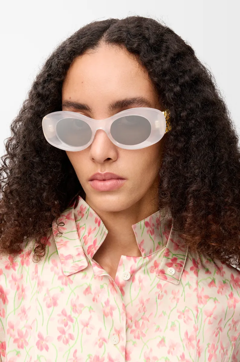 椭圆形 Maxi Anagram 太阳镜