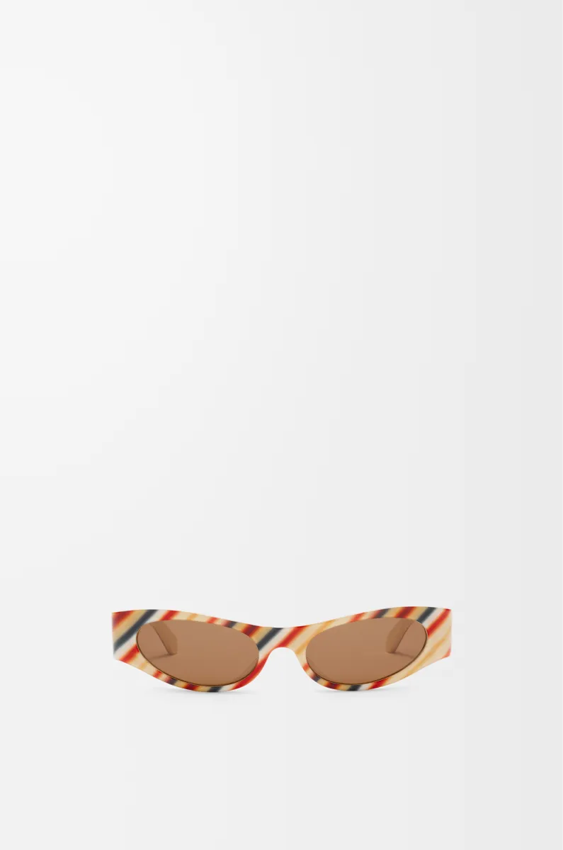 Flash 纤薄猫眼造型太阳眼镜