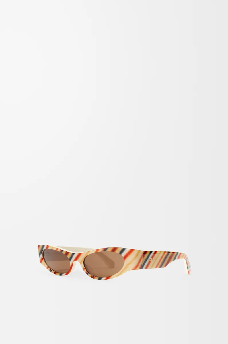 Flash 纤薄猫眼造型太阳眼镜