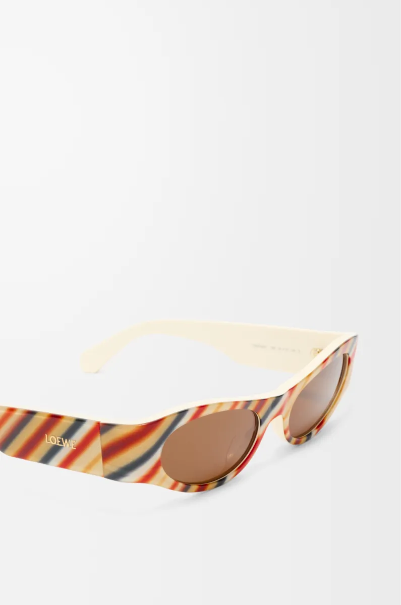 Flash 纤薄猫眼造型太阳眼镜