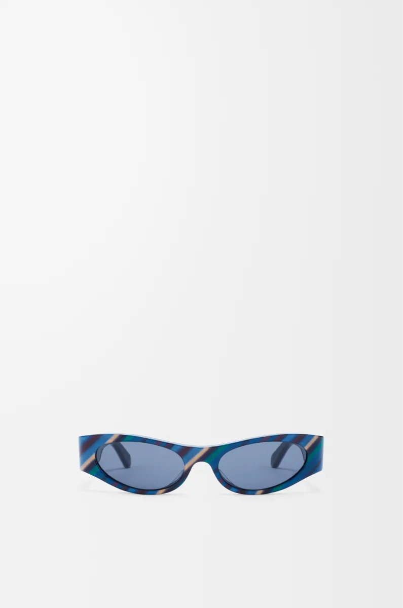 Flash 纤薄猫眼造型太阳眼镜