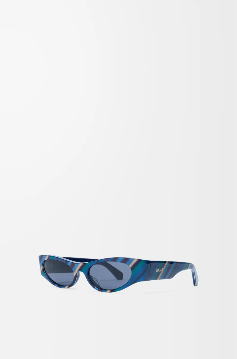 Flash 纤薄猫眼造型太阳眼镜