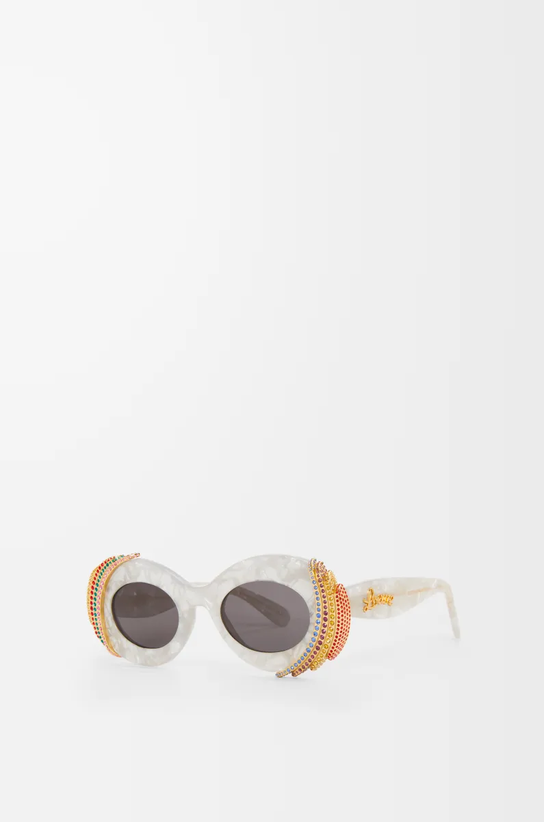 密镶椭圆形太阳镜 