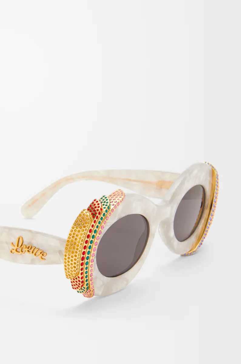 密镶椭圆形太阳镜 