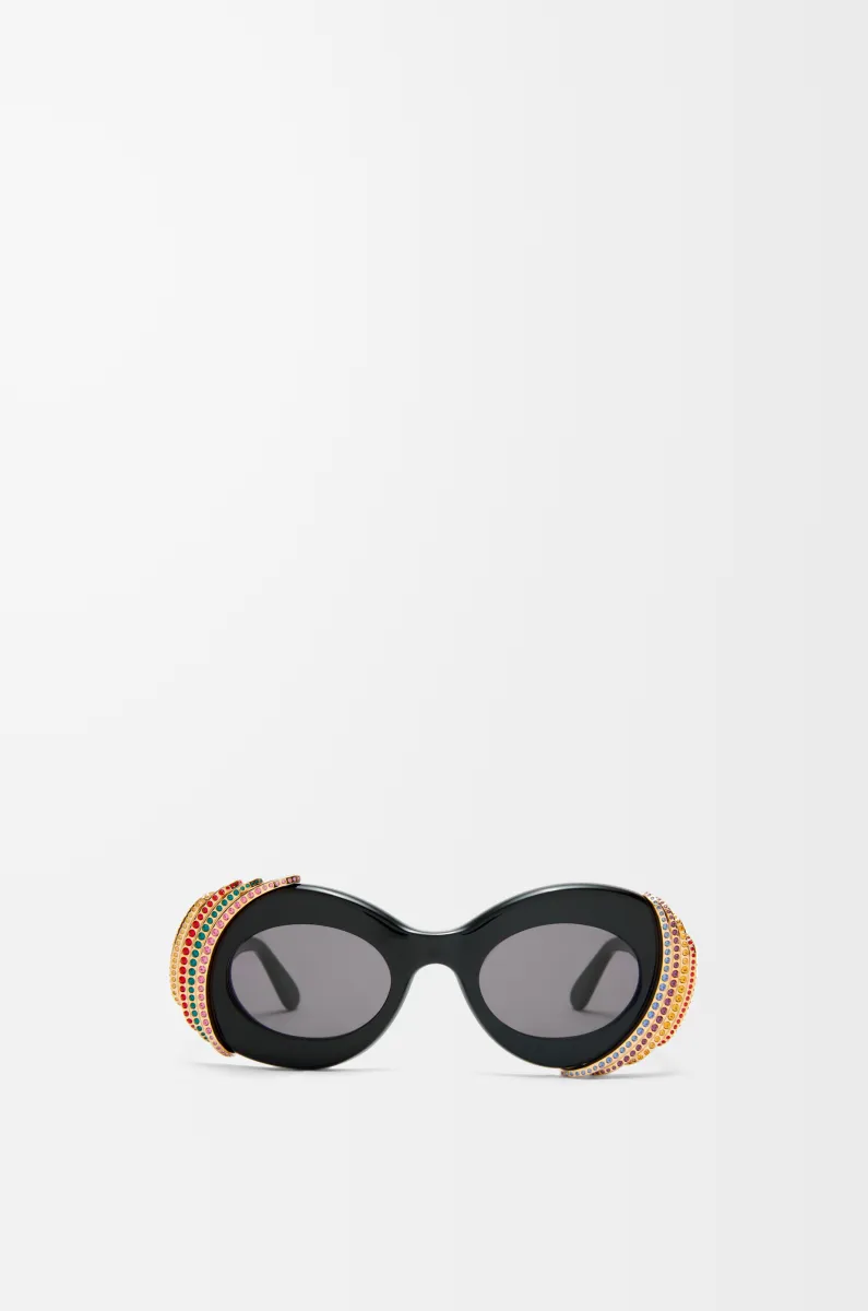 密镶椭圆形太阳镜 