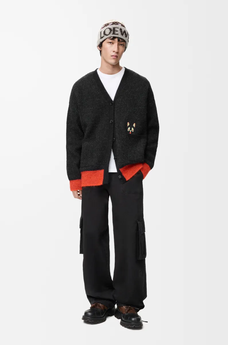 马海毛混纺开衫