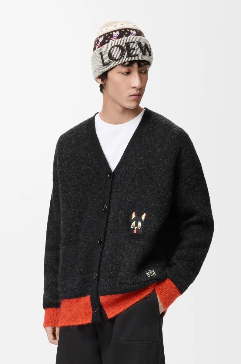 马海毛混纺开衫