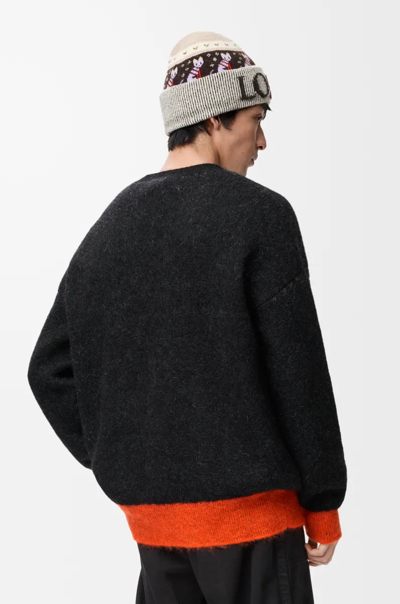 马海毛混纺开衫