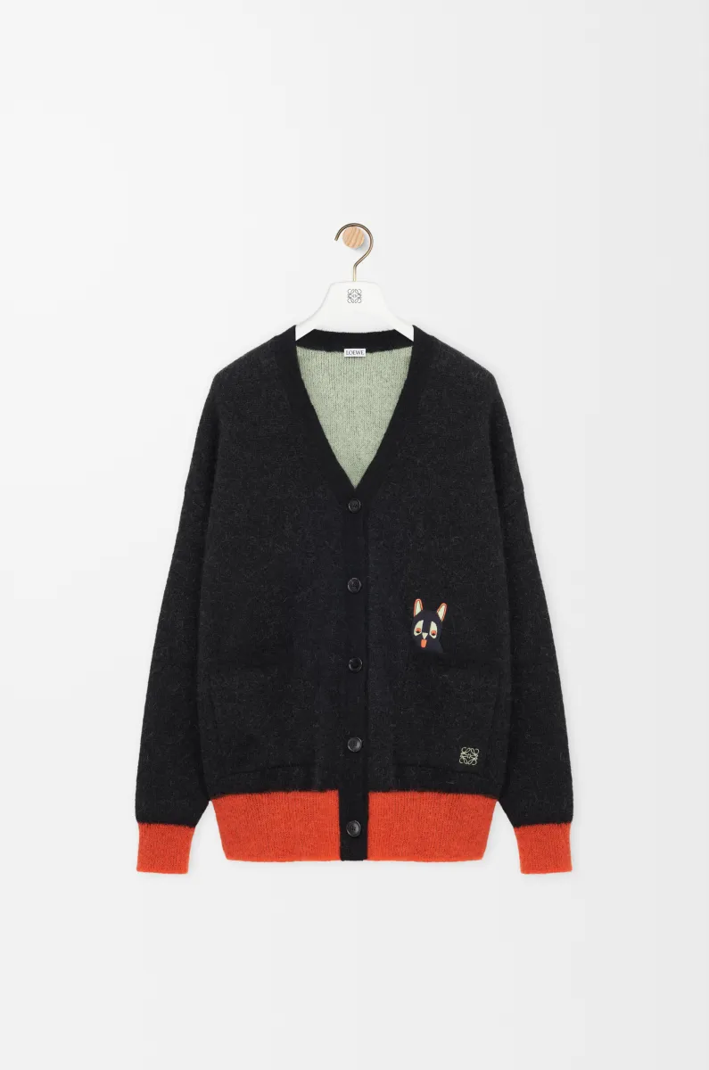 马海毛混纺开衫