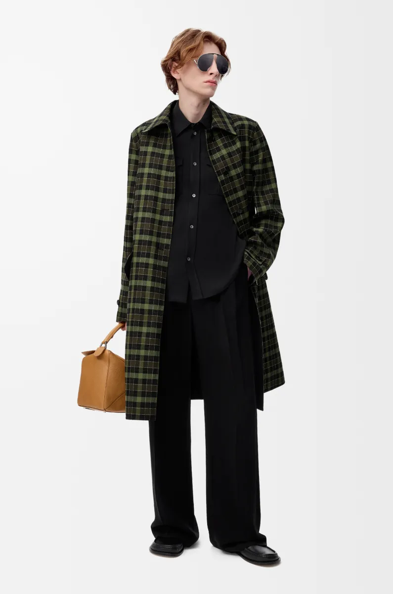 棉质和羊毛大衣