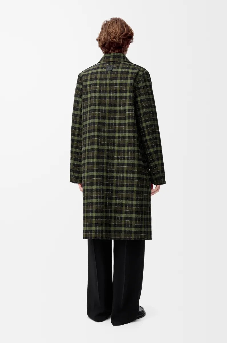 棉质和羊毛大衣