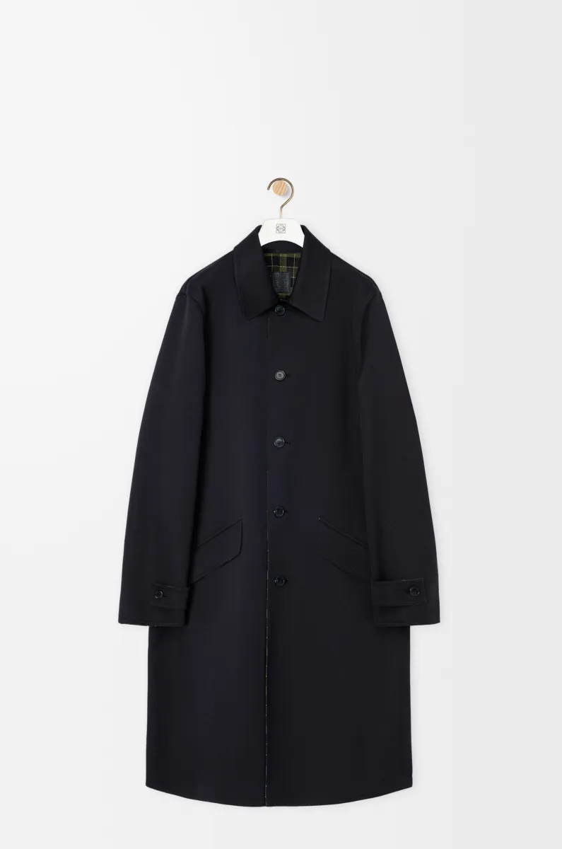 棉质和羊毛大衣