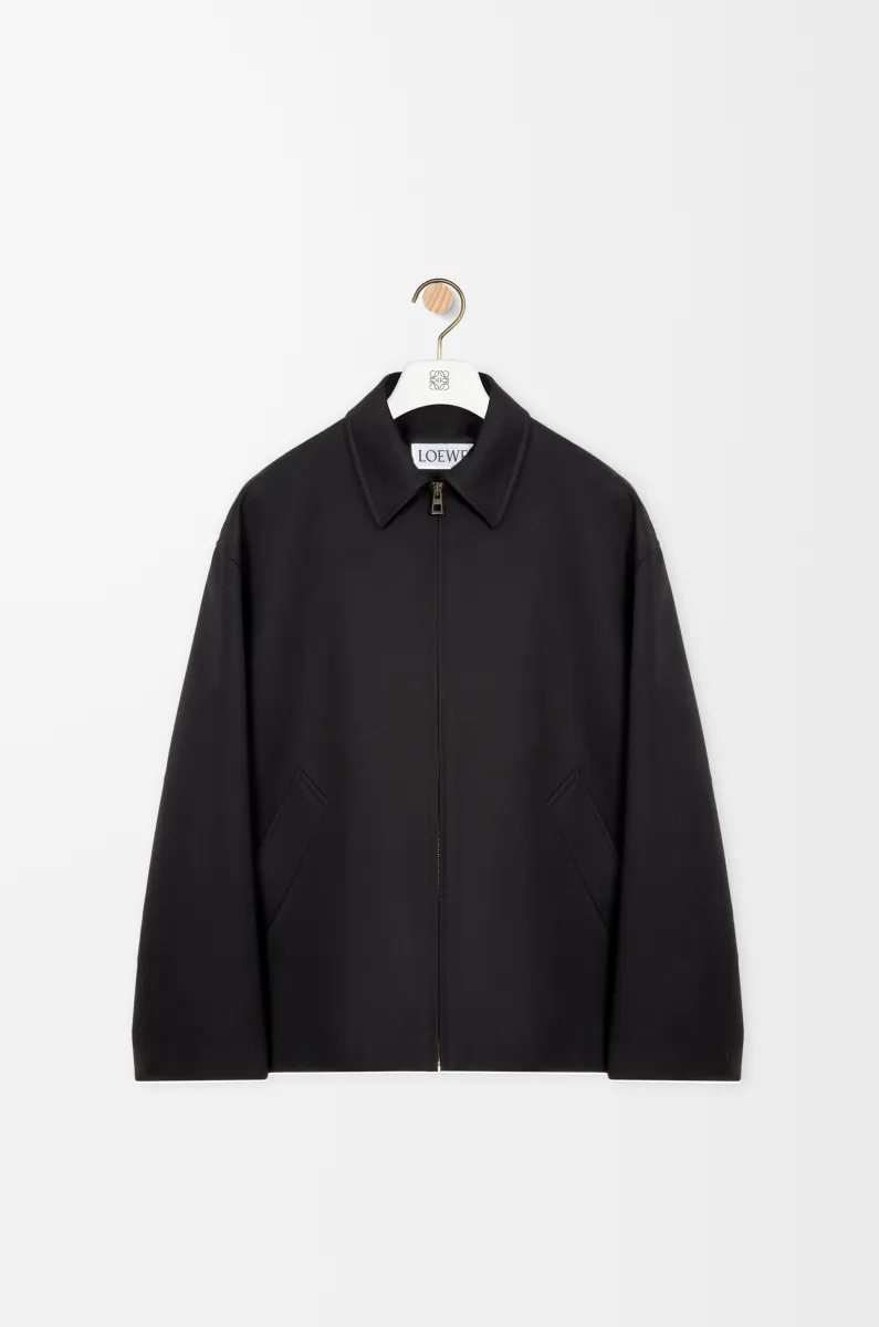 棉质和丝绸垂坠夹克