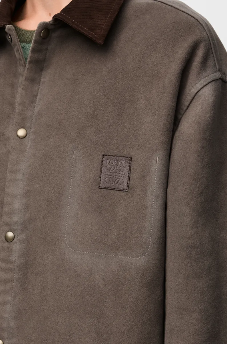 棉质混纺外套衬衫