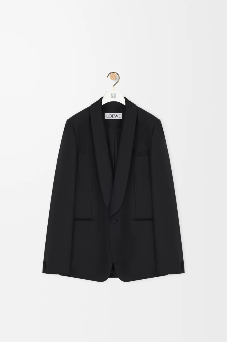 羊毛和丝绸夹克