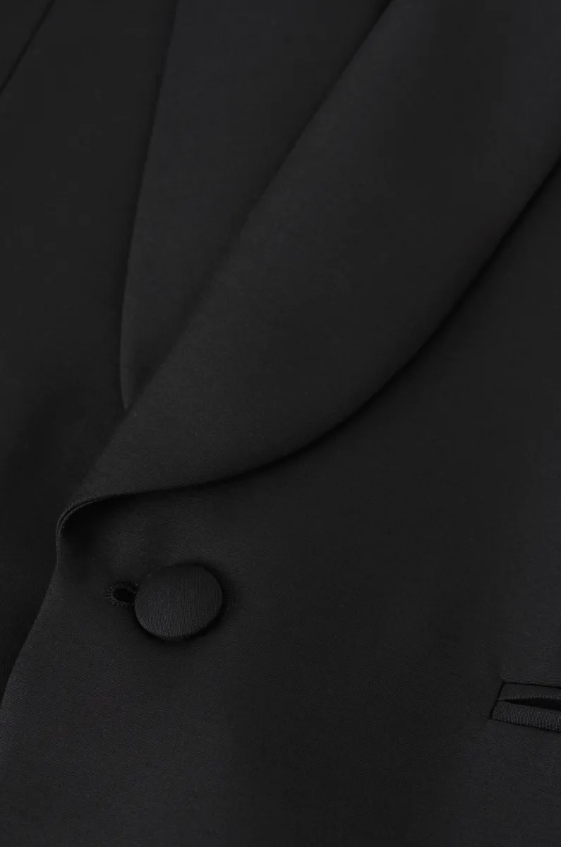 羊毛和丝绸夹克