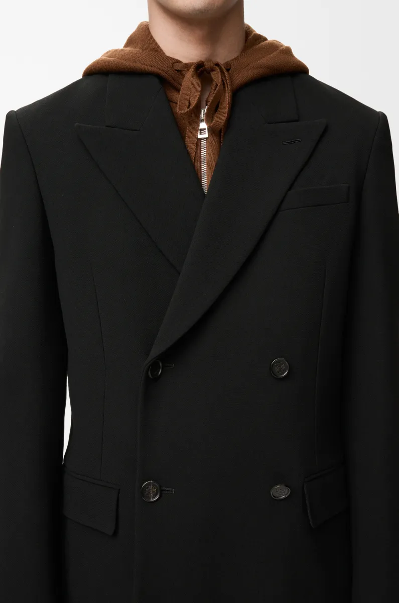 羊毛双排扣夹克