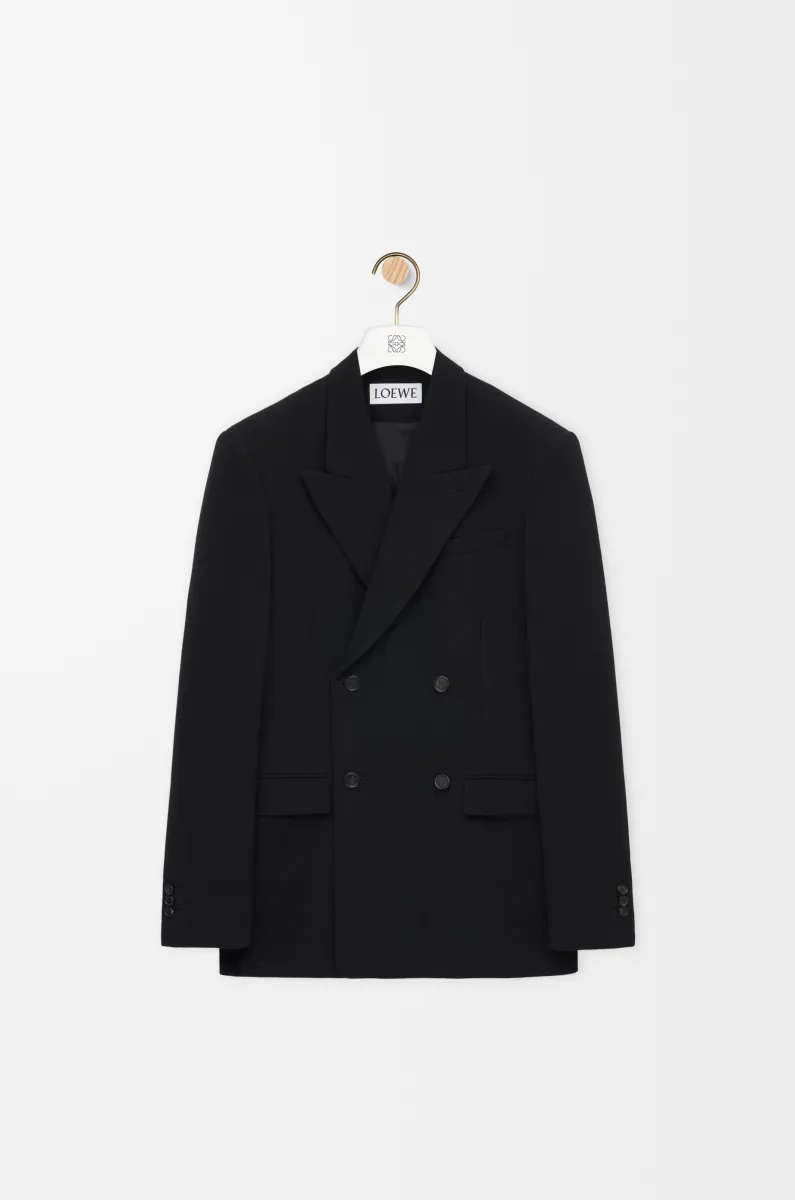 羊毛双排扣夹克